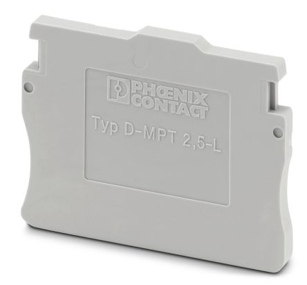 Phoenix Contact 5, D-MPT 2 Series End Cover [1075386]; 269-7899