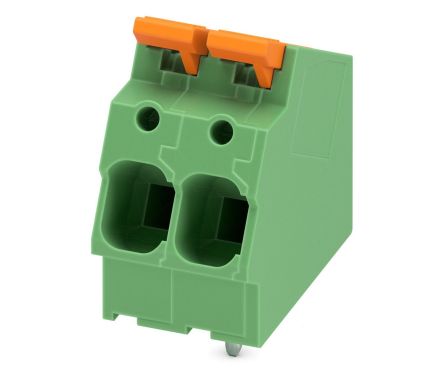 Phoenix Contact 5-ZB, LPTA 6/ 2-7 Series PCB Terminal Block, 2-Contact, 7.5mm Pitch, PCB Mount, 1-Row, PCB Termination [1098175]; 269-7915