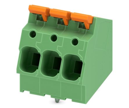 Phoenix Contact 5-ZB, LPTA 6/ 3-7 Series PCB Terminal Block, 3-Contact, 7.5mm Pitch, PCB Mount, 1-Row, PCB Termination [1098176]; 269-7916
