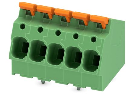Phoenix Contact 5-ZB, LPTA 6/ 5-7 Series PCB Terminal Block, 5-Contact, 7.5mm Pitch, PCB Mount, 1-Row, PCB Termination [1098178]; 269-7918