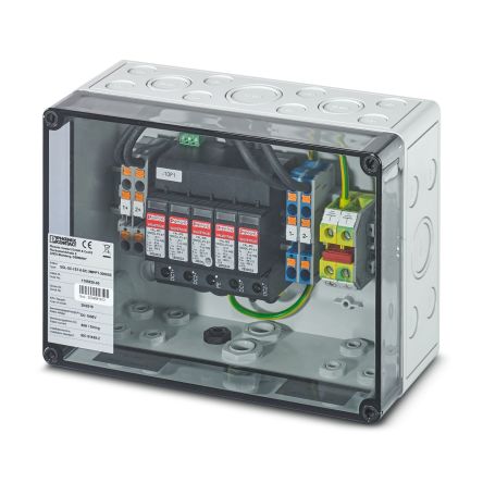 Phoenix Contact Surge Protector, 40kA, 3.7kV, DIN Rail Mount [1105828]; 269-7936