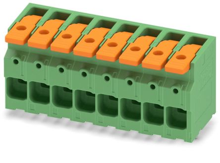 Phoenix Contact 0-ZB, LPT 16/ 8-10 Series PCB Terminal Block, 8-Contact, 10mm Pitch, PCB Mount, 1-Row, PCB Termination [1119817]; 269-7950