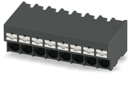 Phoenix Contact 0 P20 R72, 5/ 8-H-5, SPT-THR 2 Series PCB Terminal Block, 8-Contact, 5mm Pitch, Through Hole Mount, [1135287]; 269-7960
