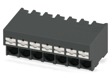 Phoenix Contact 0 P26, 5/ 7-H-5, SPT-THR 2 Series PCB Terminal Block, 7-Contact, 5mm Pitch, Through Hole Mount, 1-Row, [1135300]; 269-7970