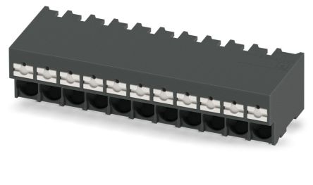 Phoenix Contact 0 P26, 5/11-H-5, SPT-THR 2 Series PCB Terminal Block, 11-Contact, 5mm Pitch, Through Hole Mount, 1-Row, [1135306]; 269-7975