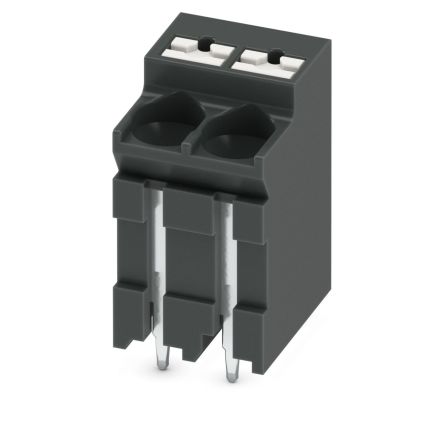 Phoenix Contact 0 P20 R32, 5/ 2-V-5, SPT-THR 2 Series PCB Terminal Block, 2-Contact, 5mm Pitch, Through Hole Mount, [1135333]; 269-7977