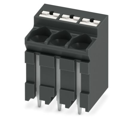Phoenix Contact 0 P20 R32, 5/ 3-V-5, SPT-THR 2 Series PCB Terminal Block, 3-Contact, 5mm Pitch, Through Hole Mount, [1135334]; 269-7978