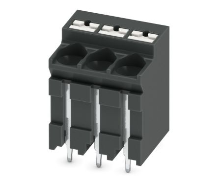 Phoenix Contact 0 P26, 5/ 3-V-5, SPT-THR 2 Series PCB Terminal Block, 3-Contact, 5mm Pitch, Through Hole Mount, 1-Row, [1135347]; 269-7982