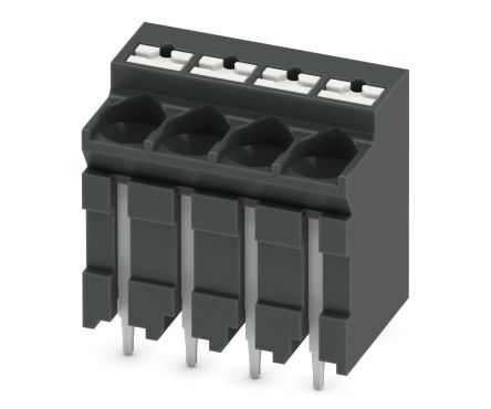 Phoenix Contact 0 P26, 5/ 4-V-5, SPT-THR 2 Series PCB Terminal Block, 4-Contact, 5mm Pitch, Through Hole Mount, 1-Row, [1135348]; 269-7983