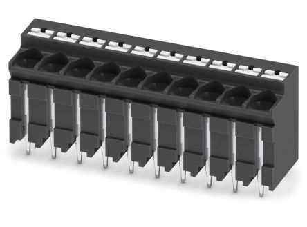 Phoenix Contact 0 P26, 5/10-V-5, SPT-THR 2 Series PCB Terminal Block, 10-Contact, 5mm Pitch, Through Hole Mount, 1-Row, [1135354]; 269-7989
