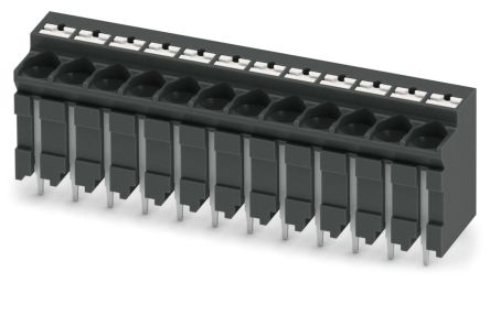 Phoenix Contact 0 P26, 5/12-V-5, SPT-THR 2 Series PCB Terminal Block, 12-Contact, 5mm Pitch, Through Hole Mount, 1-Row, [1135357]; 269-7991