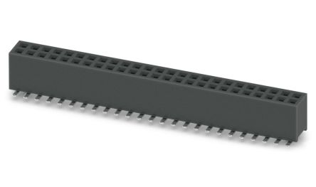 Phoenix Contact 27D/ 50-SV- 490-1-BR, FQ 1 Series Surface Mount Socket Strip, 2-Row, 1.27mm Pitch [1156839]; 269-8024