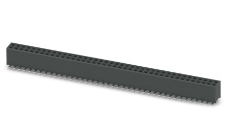 Phoenix Contact 27D/ 80-SV- 490-1-BR, FQ 1 Series Surface Mount Socket Strip, 2-Row, 1.27mm Pitch, SMD Termination [1156842]; 269-8026
