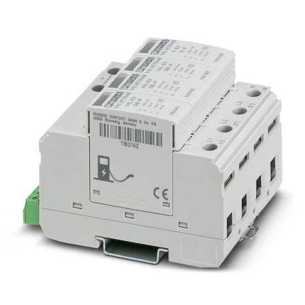 Phoenix Contact 3 Phase Surge Arrester, DIN Rail Mount [1180145]; 269-8062