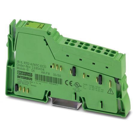 Phoenix Contact 1185434 IB IL RTD 4/NTC-ECO Series Green [1185434]; 269-8079