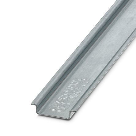 Phoenix Contact Steel Perforated DIN Rail, 2000mm x 35mm x 8mm [1206434]; 269-8095