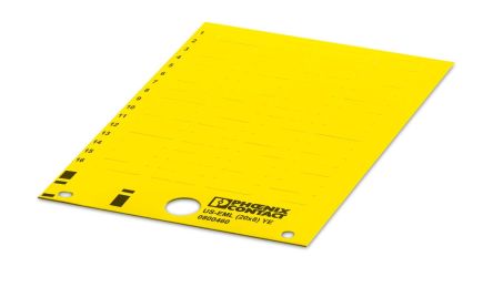 Phoenix Contact, US-EML (20X8) YE Device Marking [800460]; 269-8118