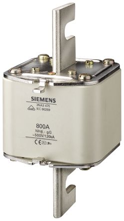 Siemens 800A NH Fuse, NH4, 400 - 500V ac/dc [3NA3475]; 269-8309