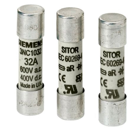 Siemens 63A Cartridge Fuse, 22x58mm [3NC2263]; 269-8326