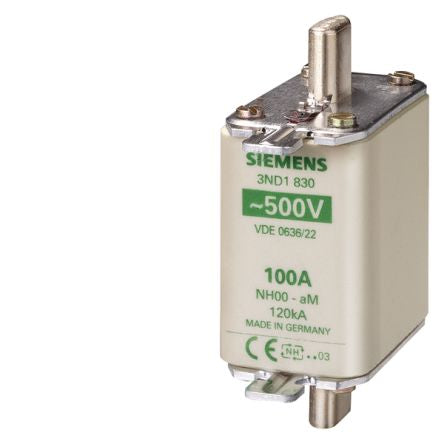 Siemens 160A NH Fuse, NH00, 440 - 500V ac/dc [3ND1836]; 269-8344