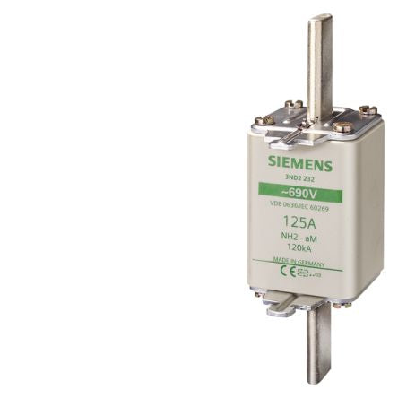Siemens 200A NH Fuse, NH2, 690 / 250V ac/dc [3ND2240]; 269-8354