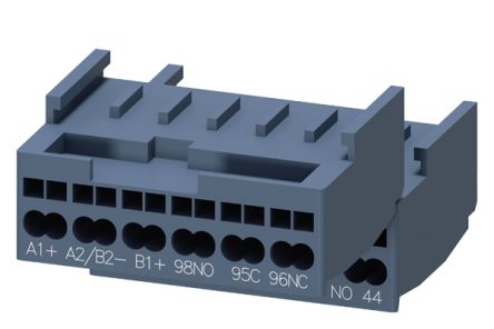 Siemens SIRIUS Auxiliary Switch for use with Contactor Relay, Power Contactor [3RH2911-1NF20]; 269-8389
