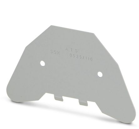 Phoenix Contact ATS-SSK 0525/110 Series Partition Plate for Use with DIN Rail Terminal Blocks [0201223]; 270-0076