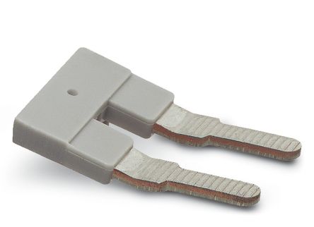 Phoenix Contact EB 2-10 Series Insertion Bridge for Use with DIN Rail Terminal Blocks [0203153]; 270-0086