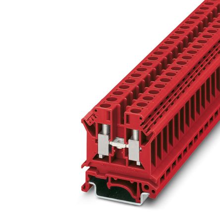 Phoenix Contact 0719223 UK 6 N RD Series Red, 6mm², 1-Level, Screw Termination [0719223]; 270-0117