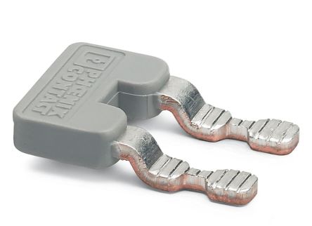 Phoenix Contact EB 2- BK 4 Series Insertion Bridge for Use with DIN Rail Terminal Blocks [0801157]; 270-0125