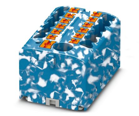 Phoenix Contact Distribution Block, 6mm², 24A, 450 V, Blue, White [1091672]; 270-0169
