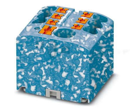Phoenix Contact Distribution Block, 6mm², 41A, 450 V, Blue, White [1091674]; 270-0171