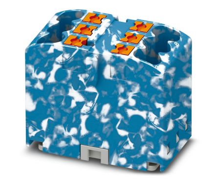 Phoenix Contact Distribution Block, 2.5mm², 24A, 450 V, Blue, White [1091675]; 270-0172