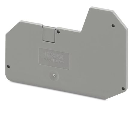 Phoenix Contact D-XTV 6-TWIN Series End Cover for Use with DIN Rail Terminal Blocks [1329516]; 270-0193
