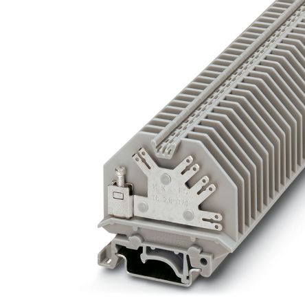 Phoenix Contact 2017237 UHK 4-FS(8-2.8-0.8) Series Grey, 4mm², 1-Level, Screw Termination [2017237]; 270-0311