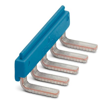 Phoenix Contact EB 5- DIK BU Series Insertion Bridge for Use with DIN Rail Terminal Blocks [2716677]; 270-0324