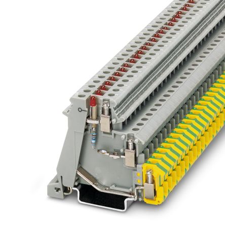 Phoenix Contact 2717029 DOK 1.5-LA 24RD/O-M Series Grey, 2.5mm², Triple-Level, Screw Termination [2717029]; 270-0328
