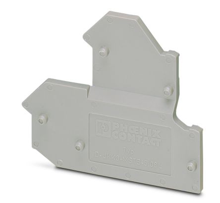 Phoenix Contact D-UKK 3-MSTB-5.08 L Series End Cover for Use with DIN Rail Terminal Blocks [2770914]; 270-0343