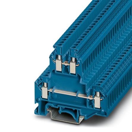 Phoenix Contact 2771094 UKKB 3 BU Series Blue, 2.5mm², Double-Level, Screw Termination [2771094]; 270-0346