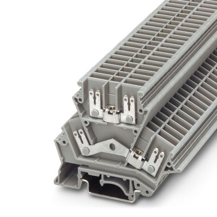 Phoenix Contact 2771133 UKK 4-FS/FS Series Grey, 4mm², 2-Level, Spade Termination [2771133]; 270-0348