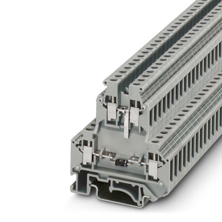 Phoenix Contact 2791029 UKK 5-DIO/UL-UR Series Grey, 4mm², 2-Level, Screw Termination [2791029]; 270-0362