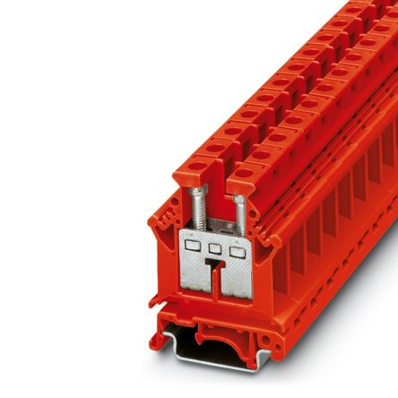 Phoenix Contact 3000571 UK 16 N RD Series Red, 16mm², 1-Level, Screw Termination [3000571]; 270-0383