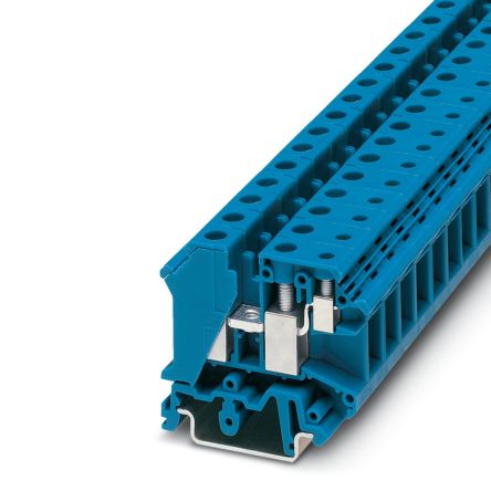 Phoenix Contact 3001475 UK 10-PLUS BU Series Blue, 10mm², 1-Level, Screw Termination [3001475]; 270-0391