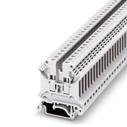Phoenix Contact 3007327 UK 5 N WH Series White, 4mm², 1-Level, Screw Termination [3007327]; 270-0426