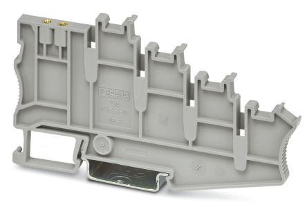 Phoenix Contact PT 2.5-4L/1P-F Series Flange for Use with Din Rail, 10A [3012326]; 270-0432