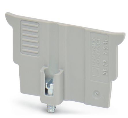 Phoenix Contact DF-CP 2.5-4L Series Flange Cover for Use with DIN Rail Terminal Blocks [3012327]; 270-0433