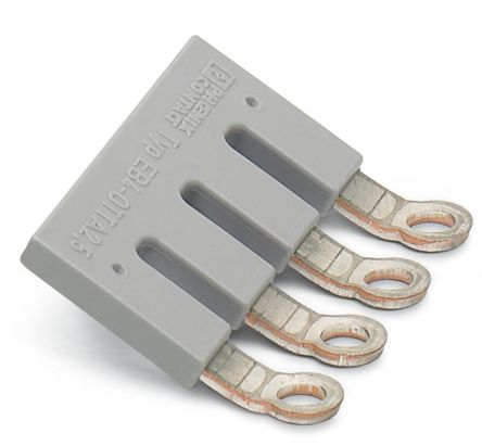 Phoenix Contact EB 4-OTTA 2.5 Series Insertion Bridge for Use with DIN Rail Terminal Blocks [3026081]; 270-0451
