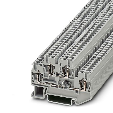 Phoenix Contact 3031571 STTB 2.5-DIO/UL-UR Series Grey, 2.5mm², 2-Level, Spring Cage Termination [3031571]; 270-0474