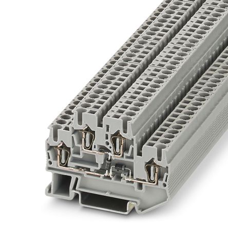 Phoenix Contact 3035263 STTB 2.5-2DIO/UL-O/UL-UR Series Grey, 2.5mm², 2-Level, Spring Cage Termination [3035263]; 270-0496