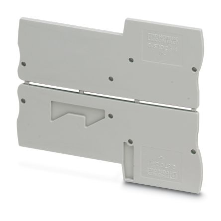 Phoenix Contact D-STIO 2.5/4 Series End Cover for Use with DIN Rail Terminal Blocks [3209125]; 270-0685